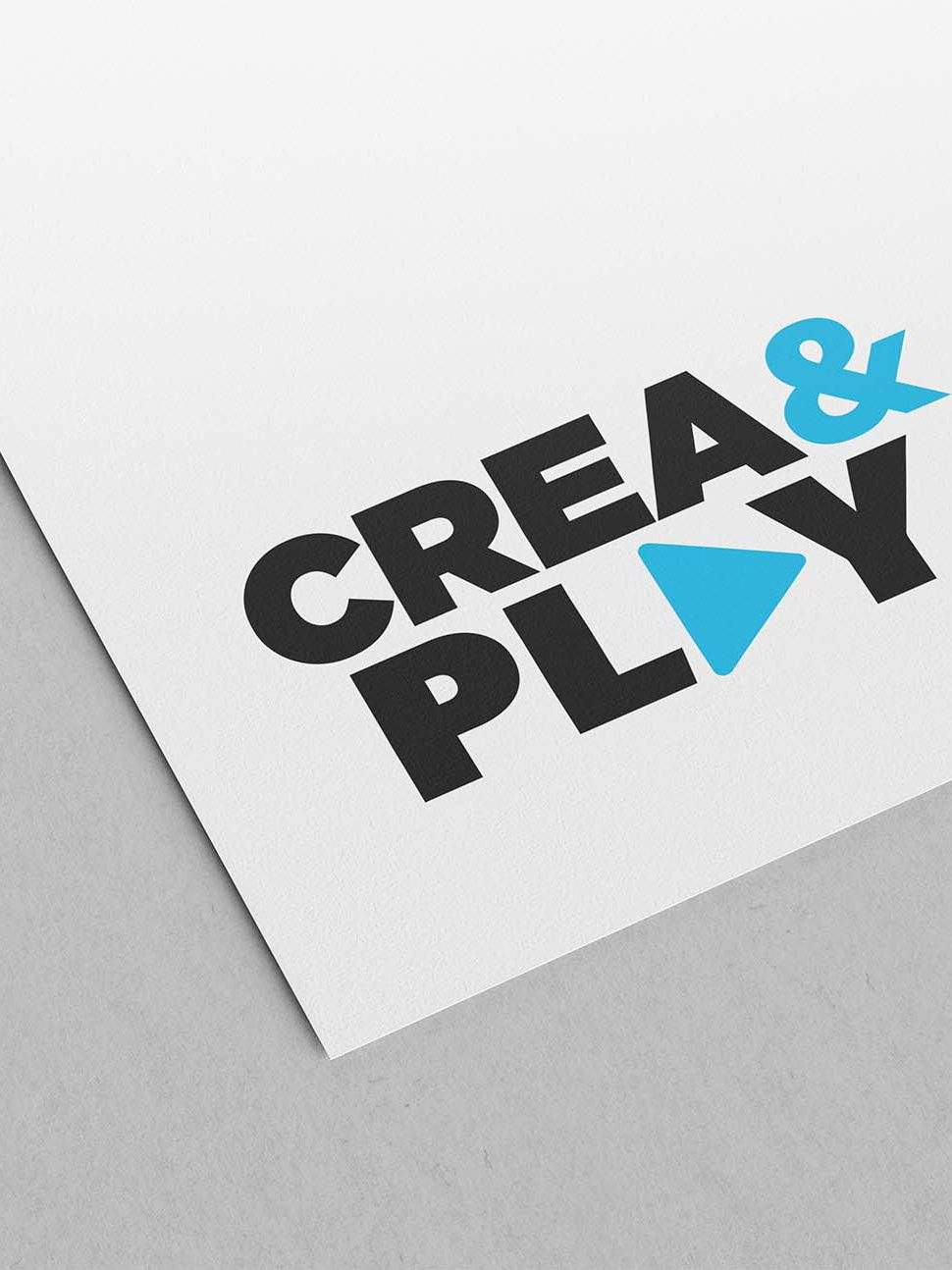 Logotipo — Crea&Play · diseño gráfico Puig Monreal