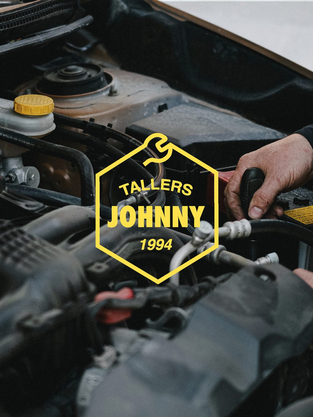Rediseño de logotipo — Tallers Johnny · diseño gráfico Puig Monreal
